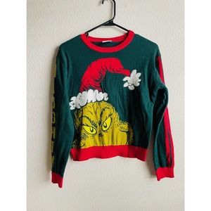 The Grinch Naughty Ugly Christmas Sweater Kids Size Medium Unisex